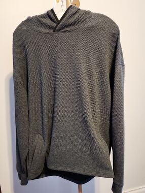 Men's Hooded Sweater - Charcoal Gray